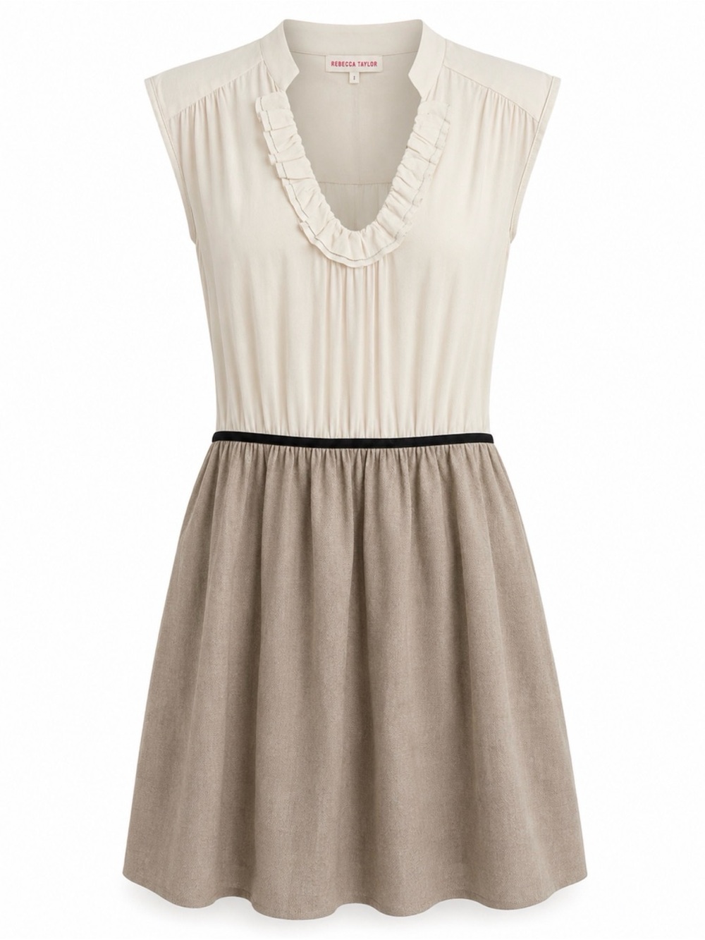 Rebecca Taylor silk and Tweed Dress